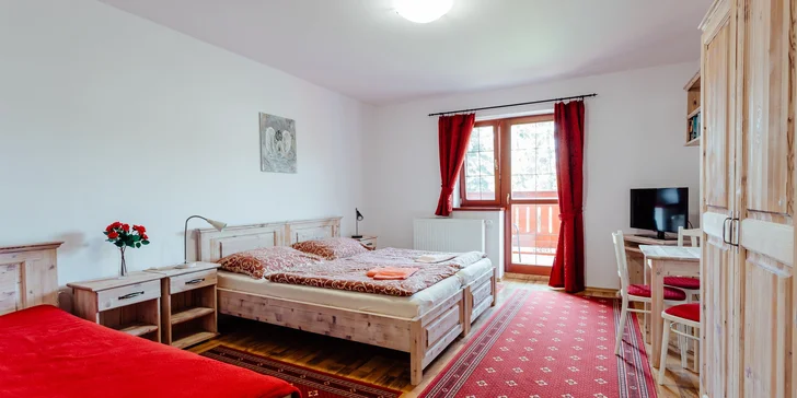 Báječná dovolená u Bešeňové: polopenze, wellness, Liptov Card i sleva do aquaparku Bešeňová