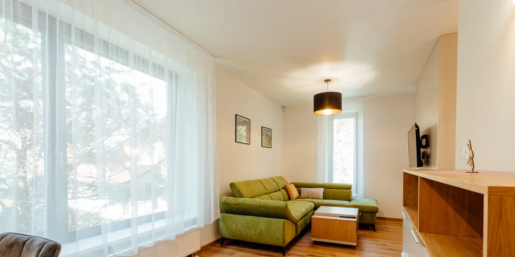 Pobyt v moderních apartmánech v Nízkých Tatrách se vstupem do wellness