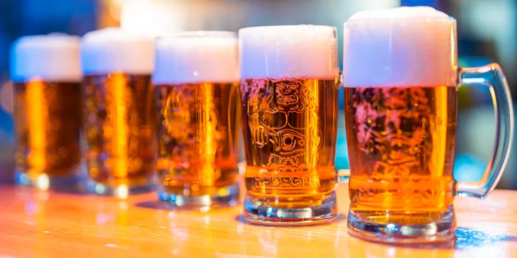 Metr piva v centru Ostravy: 10× Radegast 12° nebo Pilsner Urquell