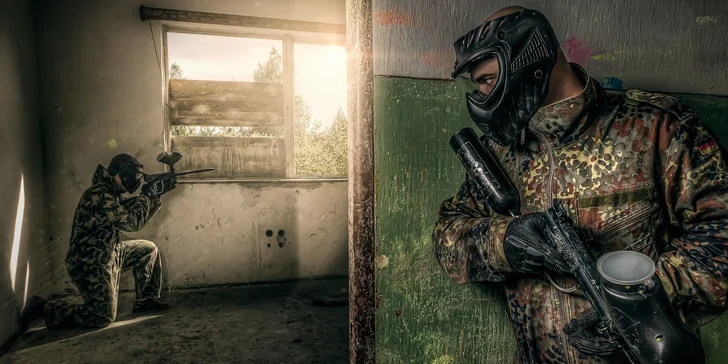 Paintball v areálu bývalé raketové základny až pro 10 hráčů