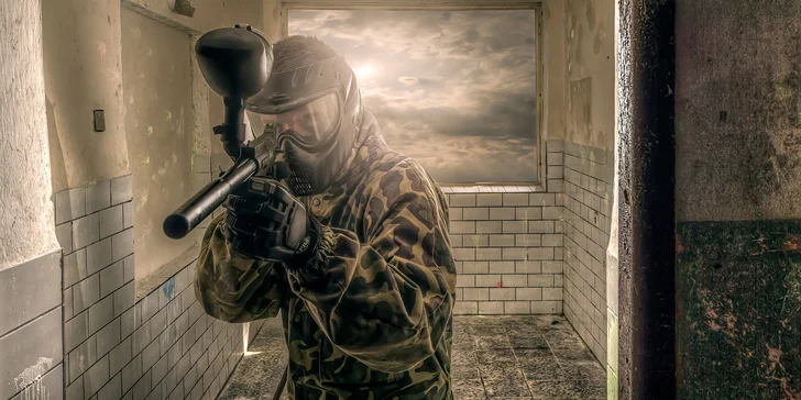 Paintball v areálu bývalé raketové základny až pro 10 hráčů