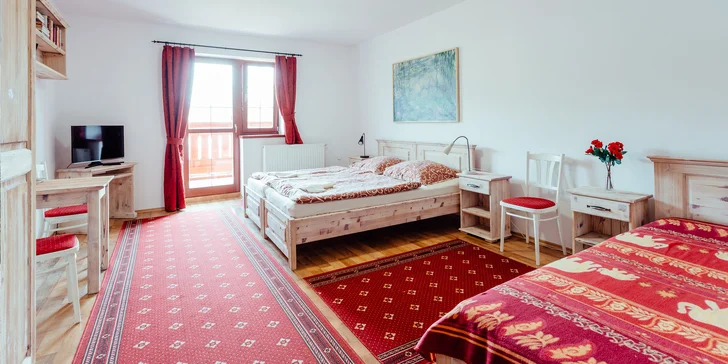 Báječná dovolená u Bešeňové: polopenze, wellness, Liptov Card i sleva do aquaparku Bešeňová