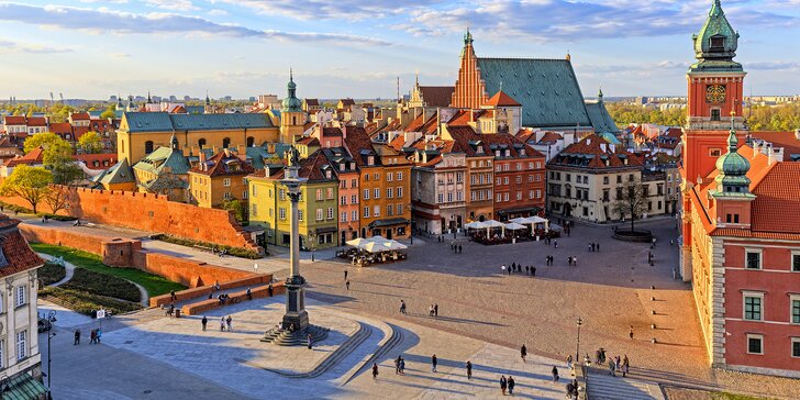 Všechny krásy Varšavy: pobyt se snídaní v luxusním apartmánu
