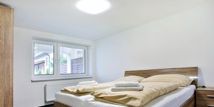 Komfortní apartmány v blízkosti Jasné a Tatralandie: zahrada, dětské hřiště i gril