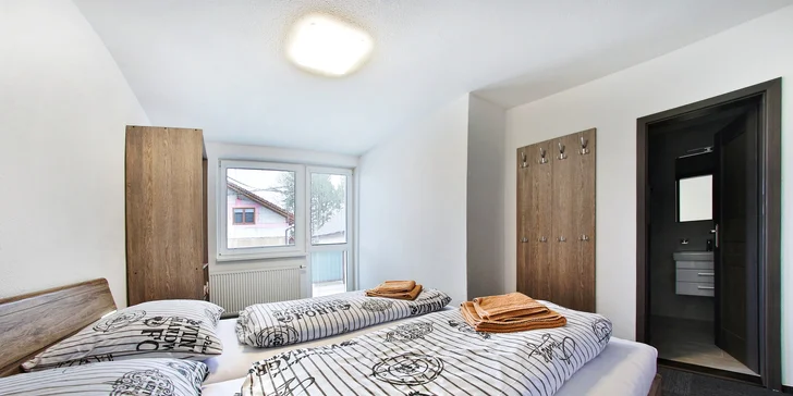 Komfortní apartmány v blízkosti Jasné a Tatralandie: zahrada, dětské hřiště i gril