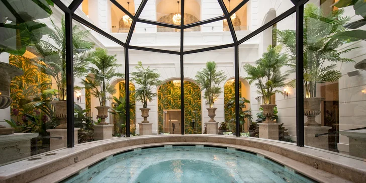 Odpočinek v 5* hotelu v centru Budapešti: neomezený wellness a jídlo