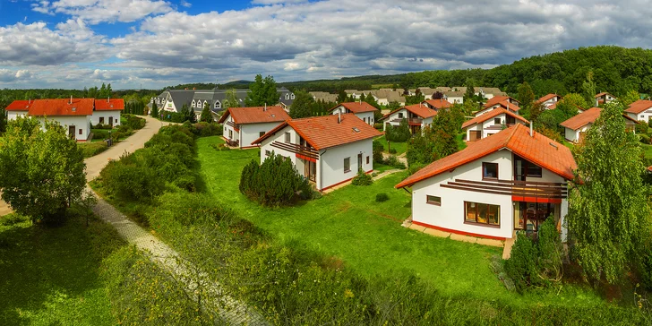 Relax pro rodinu nebo partu přátel blízko Budapešti: neomezeně wellness, možnost polopenze a slevy, děti zdarma