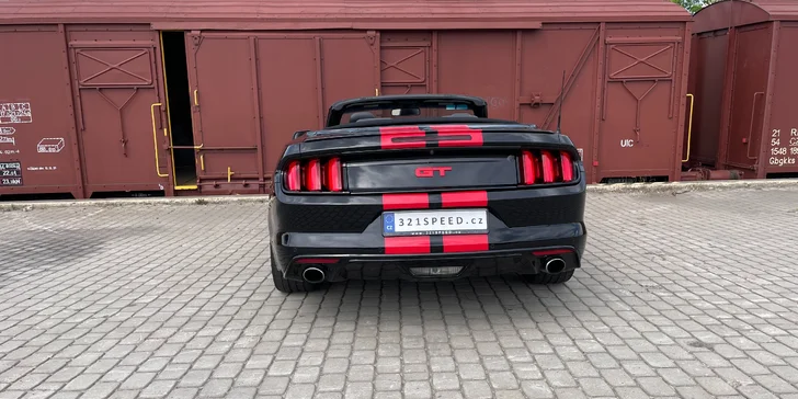 Ford Mustang GT 5.0 V8 Cabrio na 12 či 24 hodin