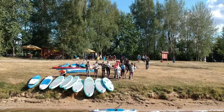 Zapůjčení paddleboardu pro děti i dospělé, kurz či megaboard s občerstvením