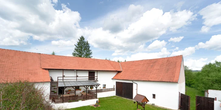 Rodinná dovolená s polopenzí na statku v jižních Čechách