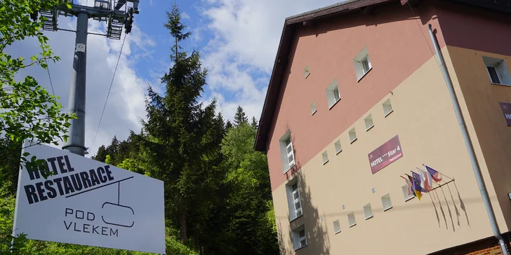 Ubytování přímo pod Klínovcem: nádherná příroda, snídaně i wellness, k lanovkám pár kroků