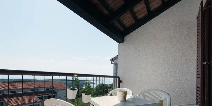 Apartmány pro 4 nebo 5 osob kousek od moře, krásná lokalita na Istrii