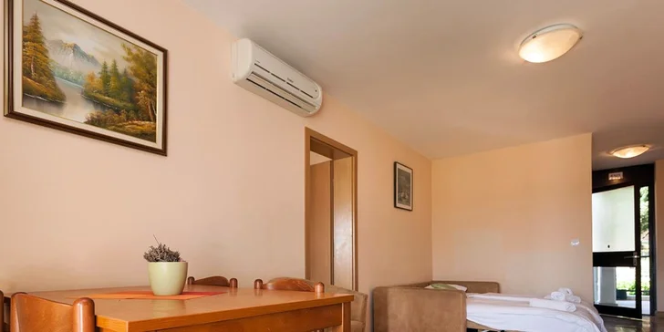 Apartmány pro 4 nebo 5 osob kousek od moře, krásná lokalita na Istrii