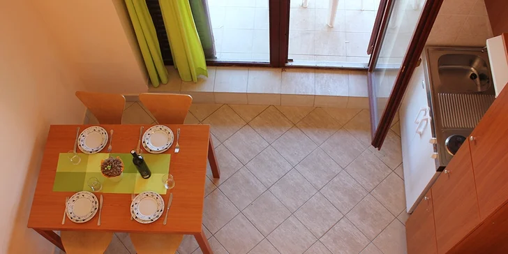 Apartmány pro 4 nebo 5 osob kousek od moře, krásná lokalita na Istrii