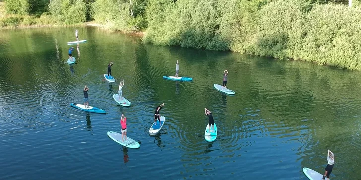 Zapůjčení paddleboardu pro děti i dospělé, kurz či megaboard s občerstvením