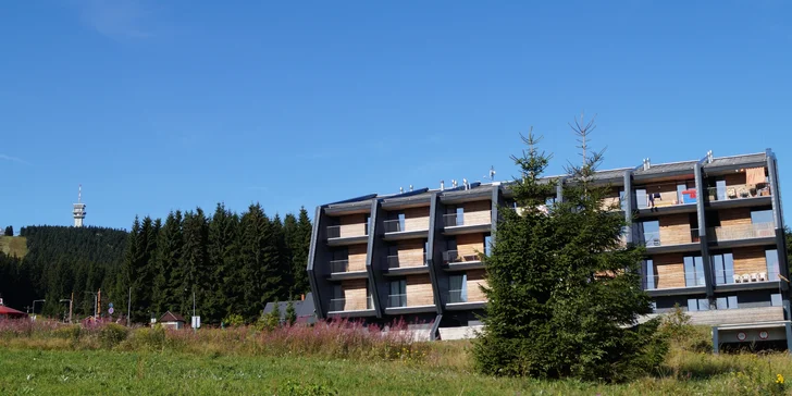 Aktivní rodinná dovolená v apartmánech v Krušnohoří u lanovky