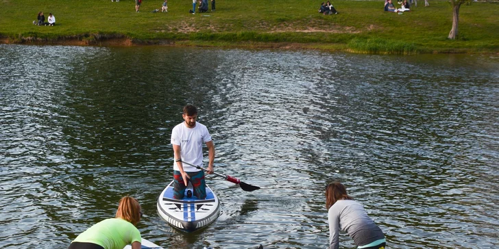 Zapůjčení paddleboardu pro děti i dospělé, kurz či megaboard s občerstvením
