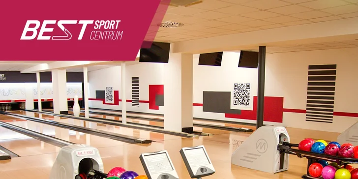 1–2 hodiny bowlingu až pro 6 hráčů s bezednou domácí limonádou