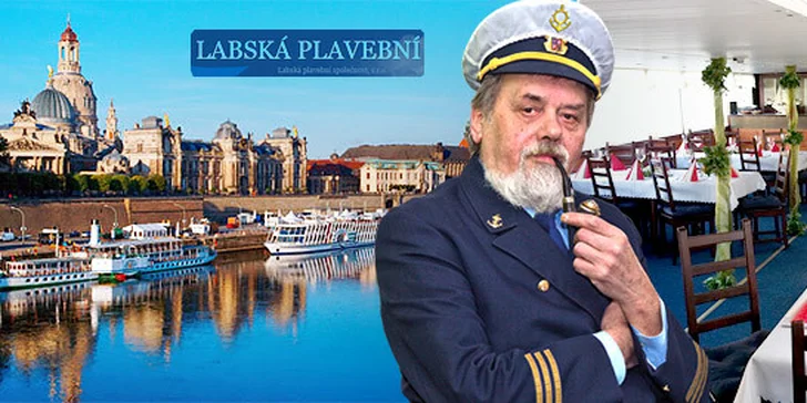 Dárkový lístek na výlet lodí do Drážďan