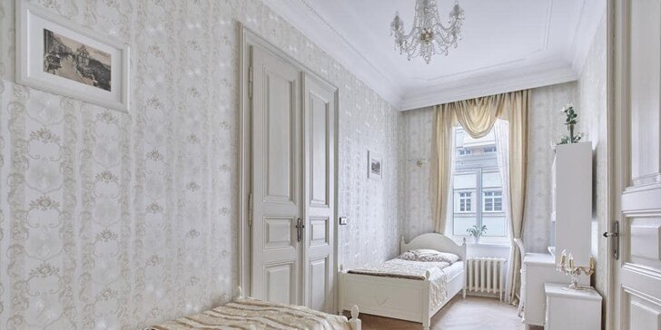 Karlovy Vary: luxusní apartmány v novorokokovém stylu s vlastní infrasaunou