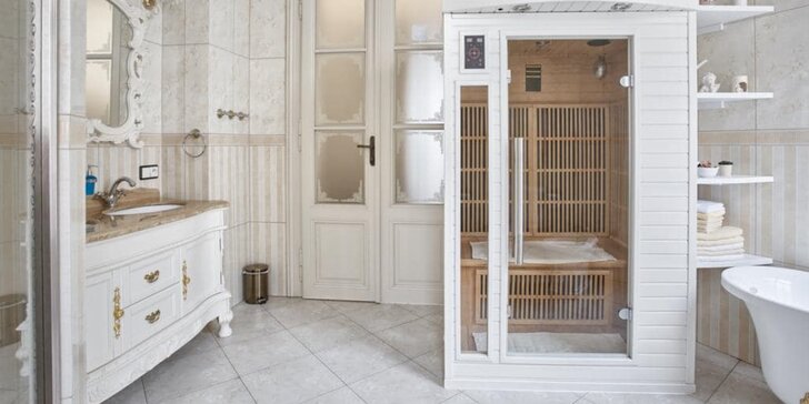 Karlovy Vary: luxusní apartmány v novorokokovém stylu s vlastní infrasaunou