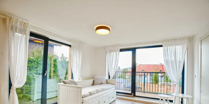 Aktivní odpočinek v Harrachově: pobyt v krásných nových apartmánech