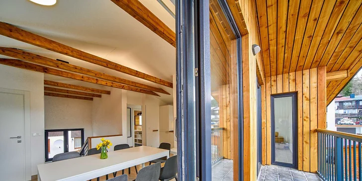 Aktivní odpočinek v Harrachově: pobyt v krásných nových apartmánech