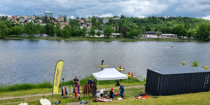 Půjčení paddleboardu na hodinu nebo pronájem na 1-5 dnů