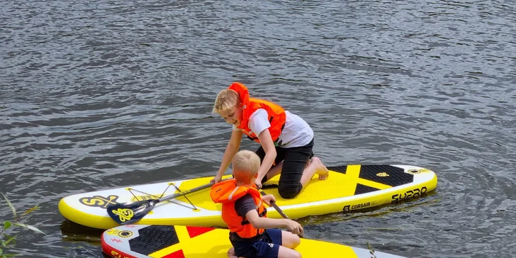 Půjčení paddleboardu na hodinu nebo pronájem na 1-5 dnů