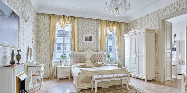 Karlovy Vary: luxusní apartmány v novorokokovém stylu s vlastní infrasaunou