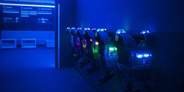 Zabojujte si: skvělá akce i zábava v laser aréně na 15 min. pro 1 či 6 osob
