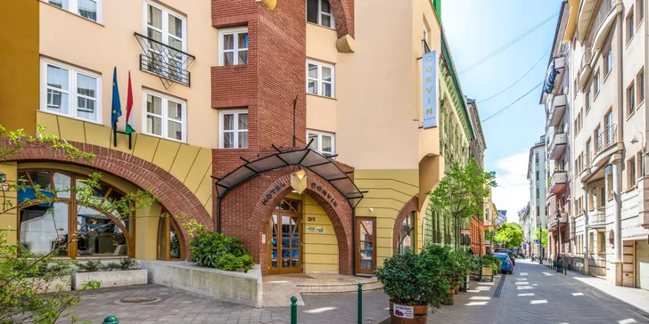 4* hotel blízko centra Budapešti se snídaní a welcome drinkem