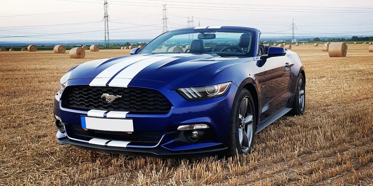 Nadupaný Ford Mustang Cabrio: zapůjčení na 15–60 minut nebo až celý den