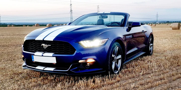 Nadupaný Ford Mustang Cabrio: zapůjčení na 15–60 minut nebo až celý den