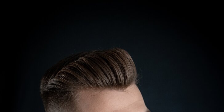 Barber péče pro chlapy: střih, úprava vousů, masáž, styling i závěrečné foto
