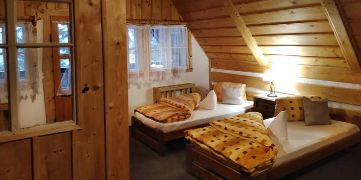 Aktivní pobyt v Krkonoších ve stylovém penzionu Dřevěnka s polopenzí