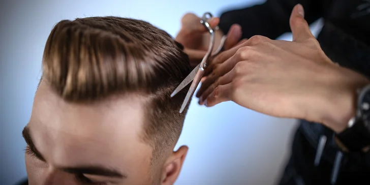 Barber péče pro chlapy: střih, úprava vousů, masáž, styling i závěrečné foto