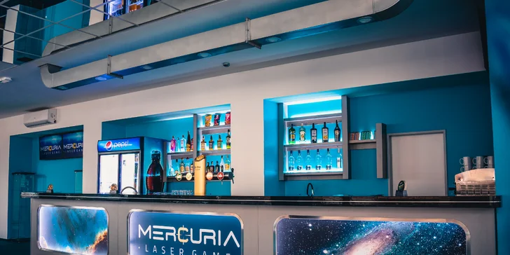 Jedna hra v moderní laser game aréně Mercuria Liberec pro 1–10 hráčů