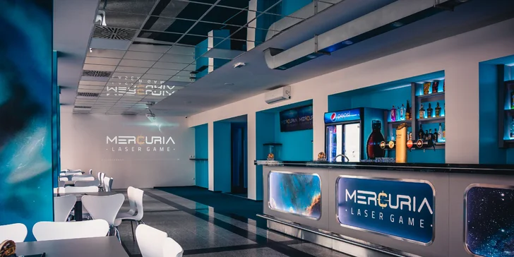 Jedna hra v moderní laser game aréně Mercuria Liberec pro 1–10 hráčů