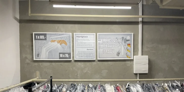 Profesionální čistírenské služby Royal clean: vouchery v hodnotě 500, 900, 1200 či 1500 Kč