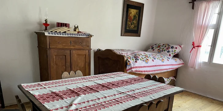Tak jako kdysi: tradiční roubenka na Liptově pro 4 osoby, vaření na peci, spaní pod duchnami