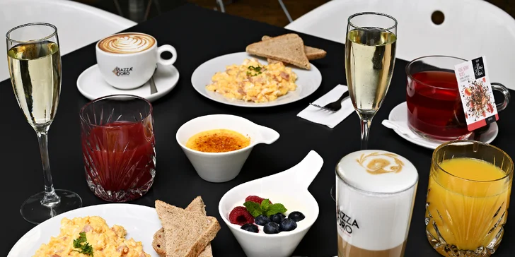 Pohoda s výhledem na Prahu: sladký nebo slaný brunch i s proseccem v Café Vítkov