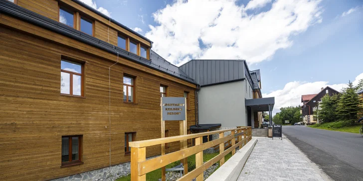 Relax kousek od Klínovce: 4* hotel s privátním wellness, pokoj se snídaní nebo studio s kuchyní