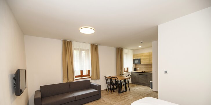 Relax kousek od Klínovce: 4* hotel s privátním wellness, pokoj se snídaní nebo studio s kuchyní