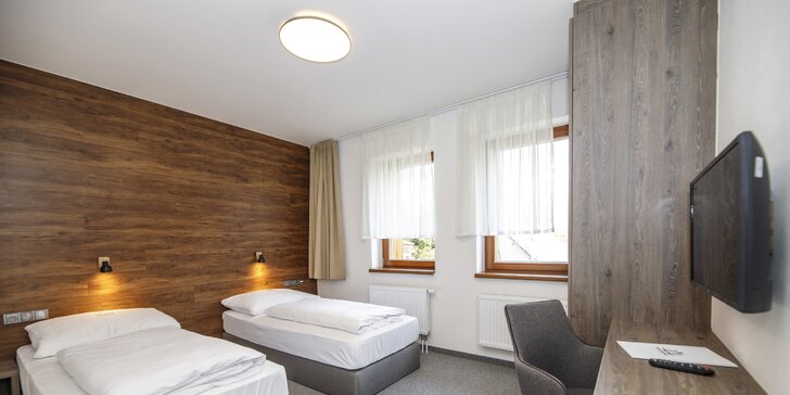 Relax kousek od Klínovce: 4* hotel s privátním wellness, pokoj s polopenzí nebo studio s kuchyní