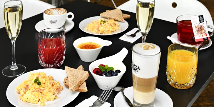 Pohoda s výhledem na Prahu: sladký nebo slaný brunch i s proseccem v Café Vítkov