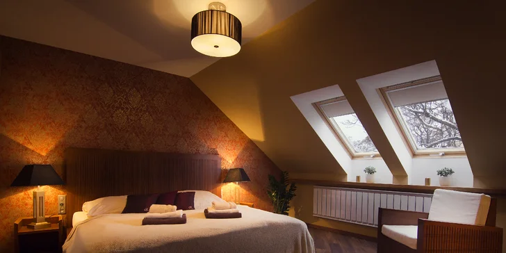 Luxusní apartmány v centru Košic: snídaní na pokoj a relax ve vířivce i sauně