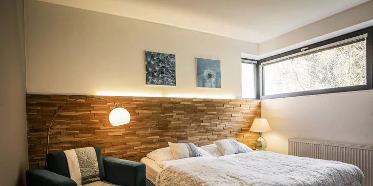 Dovolená v Beskydech: luxusní designový garden hotel s vynikající kuchyní, wellness i přírodním koupáním