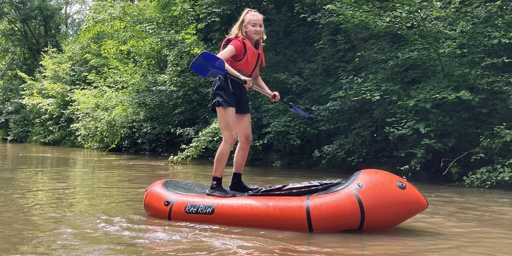 Plavba na packraftu skrz CHKO Litovelské Pomoraví: 3 hod. a 8 km pod dohledem instruktora