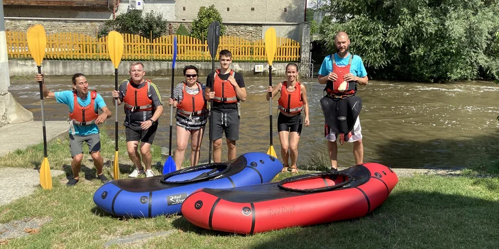 Plavba na packraftu skrz CHKO Litovelské Pomoraví: 3 hod. a 8 km pod dohledem instruktora